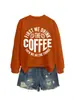 Primero bebemos la sudadera versátil personalizada de moda para otoño e invierno para mujer del sitio independiente Amazon eBay
