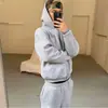 Conjunto Esportivo Unissex de Moda de Rua Hip-Hop com Zíper, Caimento Solto, Novo, Transfronteiriço Europeu e Americano