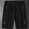 Pantalones Cortos de Verano para Hombre, Seda de Hielo de Secado Rápido, Deportivos Casuales, Frescos, Holgados, Talla Grande, Ropa Exterior, Pantalones Finos de Cinco Cuartos, Pantalones de Playa