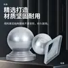 Tubo quadrado galvanizado tampa extremidade plugue poste de corrimão tampa de vedação cobertura superior de cerca tapume tampa esférica para tubo redondo cabeça de poste decorativa em aço zincado