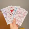 Pegatinas de Diamantes para Maquillaje de Ojos, Pegatinas de Maquillaje para Niños, Pegatinas Faciales, Accesorios Faciales, Pegatinas de Mariposas con Perlas y Diamantes, Pegatinas de Strass para Cejas de Escenario