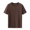 Camiseta Blanca de Algodón Puro Talla Grande 2026 Verano Estilo Dopamina Antiedad, Top Adelgazante, Manga Corta Unisex