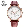 Relógio Masculino Ochstin Estilo Cavalheiro Transfronteiriço Relógio de Quartzo Multifuncional com Calendário para Homens