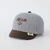 Gorra de Béisbol con Diseño Color-Blocking para Niños y Niñas, Elegante Gorro Infantil de Primavera y Verano, Gorra con Visera para Protección Solar al Aire Libre para Bebés, Venta al por Mayor