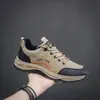 Zapatos de Senderismo para Hombre Primavera y Otoño Cuero Suela Blanda Zapatos Casuales Suaves Suela Gruesa Versátiles Zapatos Deportivos para Correr Zapatos de Senderismo para Hombre