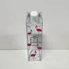 Amazon Xiyin temu Plataforma Transfronteriza Explosiones Fábrica de Tazas de Leche de Plástico de 500 ml En stock Impresión de logo