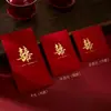 Sobres Rojos para Bodas 2026 Modelos Nuevos Grandes, Medianos, Pequeños Sobres de Regalo de Alta Gama con Palabras Felices para Regalos de Boda y Recuerdos