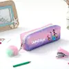 Grupo de Chicas Cazadoras Transfronterizas En Stock Estuche Arcoíris Brillante Estuche Brillante Papelería para Estudiantes Almacenamiento Bolsita para Lápices