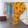 Bufanda Cuadrada Grande de Seda Artificial para Mujer, Primavera y Verano, Delgada, para Viaje, Protector Solar, Chal, 90x90cm, Bufanda, Bufanda Decorativa, Pañuelo para la Cabeza