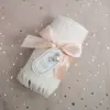 Toalha de Algodão Puro com Franjas Lembrança Celebração de Casamento Loja de Presentes Suprimentos para Doces de Casamento Ano Novo Dia da Mulher Presente Atacado