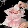 3.8 Día de la Reina Sídney Ramo de Flores de Papel Decoración para Pastel Adorno de Flor de Rosa Artificial 2026 Topper Feliz Día de la Diosa
