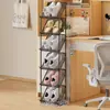Zapatero para Dormitorio para Uso en Casa, Zapatero Dedicado para Almacenamiento en Viviendas de Alquiler Interiores, Zapatero Pequeño Simple de Múltiples Niveles Debajo del Escritorio en el Dormitorio