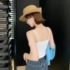 ¡Wow, versátil top sin mangas de color liso con escote cuadrado, cintura fruncida, copas removibles, soporte lateral en el busto, adelgazante y que favorece la figura para mujeres