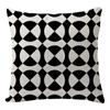 Serie estilo retro americano estampado digital procesamiento de transferencia térmica fabricantes de fundas de almohada al por mayor