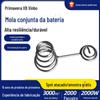 Mola de compressão da bateria, botão de mola de conexão, interruptor de alimentação, controle remoto No.5 No.7 mola de bateria niquelada positiva e negativa