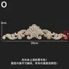 Dongyang Tallado en Madera Estilo Europeo Calcomanía Accesorios para Muebles Flores para Puertas de Madera Tallado Fino Calcomanías para Puertas de Gabinete Flores para Cabeceras Calcomanías de Madera Maciza Decoración