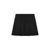 Shorts de traje de verano finos grises para mujer 2026 nuevos pantalones tipo falda de cintura alta adelgazantes línea A con pliegues falsos para usar como prenda exterior