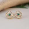 Pendientes Seiko Lujo Ligero Estilo Fragante Trébol de Cuatro Hojas Aguja de Plata 925 Pendientes de Alta Moda Nicho Pendientes Nuevos 2025