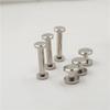 Cinturón Cinturón Cinturón Cinturón Cinturón Cinturón Tornillo 10mm Cara Latón Puro Tornillo Hembra Accesorios para Cinturón Tornillo en forma de I Dorado Plateado
