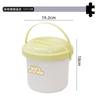 Caja de almacenamiento de juguetes de plástico cubo de almacenamiento de dibujos animados para niños caja de almacenamiento bloques de construcción caja de almacenamiento de refrigerios cubo de regalo para bebé