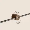 Toallero de Baño, Base de Madera Maciza sin Taladro, Estante de Almacenamiento de Barra Montado en Pared, Estante de Almacenamiento de Lujo Ligero para Baño