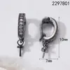 Pingente de Colar de Pérola Preserva Cor Banhado a Ouro 18K Fecho Micro-Incrustado Fecho Universal com Pino de Olho Montagem Vazia Acessórios Peças DIY