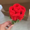 Ramo Hecho a Mano Creativo Producto Terminado Rosas para Novia Palo Retorcido Regalo de San Valentín Flor Eterna Rosa Artificial