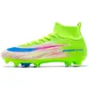 Botas de fútbol altas transfronterizas para hombre, tallas de adulto y juvenil, zapatillas de entrenamiento para césped artificial, tacos AG, zapatillas deportivas de fútbol, en stock