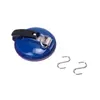 Gancho de Ventosa de Vacío - Extra Grande de 13 cm Gancho de Succión Fuerte con 2 Ganchos en S, Fácil Operación de un Solo Botón, Sin Taladrar - Montaje en Pared Resistente para Vidrio, Azulejo, Baño, Cocina, Ventana