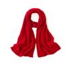 Bufanda de cachemira para mujer tejida calada para pareja bufanda de cachemira otoño e invierno padre-hijo 160*30 bufanda venta al por mayor transfronteriza