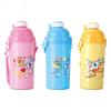 PP de Grado Alimenticio Correa de Popote para Niños Tetera Robot de Dibujos Animados Tapa de Rebote Taza de Agua Tetera para Exteriores 450/600ml