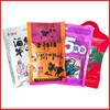 Picante fragante dangdang vegetariano alcohólico sabor a res desgarro manual bolsa de 5 jiao tira sabor a res/caja completa 500 bolsas/vida útil de 150 días