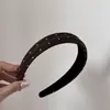 Nueva diadema exquisita y versátil de lunares para salir, diseño de corona alta, sensación de alta gama, accesorio para el cabello diario para mujeres