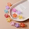 Pinza para el pelo de niño transparente mini linda flor de huevo pinza para bebé niña pinza de tiburón para el pelo Yiwu mercancía al por mayor