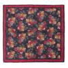 Lenço floral transfronteiriço novo estilo étnico estampado flor de rosa lenço quadrado hip hop bandana hip hop masculino e feminino