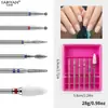 Cabezal de lijado para arte de uñas máquina pulidora y lijadora removedora de esmalte de uñas taladro universal cabeza de molienda de maíz cerámica traje de 6 piezas
