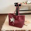 Bolso tote minimalista estilo coreano para mujer, nueva colección otoño 2026, bolso de hombro de gran capacidad, bolso de axila versátil y elegante