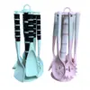 Utensílios de Silicone Resistentes a Altas Temperaturas em Estoque do Fabricante, Espátula de Cozinha Que Não Danifica a Panela, Antiaderente, Escumadeira Doméstica, Espátula, Utensílios de Cozinha Atacado