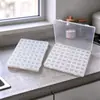 Caja de Almacenamiento de Herramientas y Accesorios para Nail Art de 56 Compartimentos, Organizador de Escritorio, Caja de Lentejuelas para Nail Art, Caja de Clasificación Multicompartimento, Caja de Embalaje para Pedrería