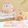 Bolsa de Embalagem de Doces Desenho Animado Fofo, Bolsa de Presente para Lanches de Crianças, Bolsa Tote para Presente de Feriado, Bolsa Ziplock Autoportante para Biscoitos