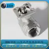 Válvula de esfera roscada de duas peças em aço inoxidável 304 q11f-16 plataforma alta rosca interna WOG alta temperatura robusta 2PC