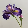 Iris Artificial Personalizado de 2 Cabezas Alice Eva de Alta Calidad Decoración de Ventana de Boda Fabricante Stock Listo Venta al por Mayor