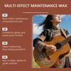 Cera de Abelha Harmisca para Cuidado de Guitarra Cuidado Multiuso para Instrumentos Clareamento Hidratação Proteção Limpeza Universal para Guitarra