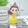 Nuevo Llavero Colgante de Blancanieves Llavero Colgante de Muñeca de PVC de Frozen Llavero para Coche Colgante