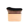 Brocha para base de maquillaje con forma de ola Brocha de maquillaje sin rastro no absorbe la base de maquillaje Brocha de maquillaje Aplicación fina Brocha para cuerpo con humectante