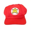 Sombrero de Sol Octagonal de Personaje de Anime de Mario Sombrero de Anime Guantes Botones Set de Barba