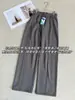 Versión Forrada de Polar de los Populares Pantalones de Canalé, Pantalones Casuales de Pierna Ancha, Pantalones Largos de Cintura Media para Mujer, Alta Elasticidad