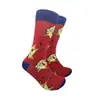 Modelos Transfronterizos de Comercio Exterior para Primavera, Otoño e Invierno Hombres y Mujeres Tendencia de Dibujos Animados Calcetines de Media Pantorrilla Calcetines de Algodón Sitio de Suministro