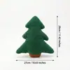 Almohadas de peluche navideñas novedosas transfronterizas: hombre de jengibre, bastón de caramelo, caramelo de menta, árbol de Navidad, muñeco de nieve, cojines de sofá de Papá Noel