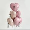 Globos de Papel de Aluminio en Forma de Corazón de 18 Pulgadas para Decoración de Habitación de Boda, Fiesta de Cumpleaños, Decoración de Propuesta, Globos de Corazón de Amor al por Mayor